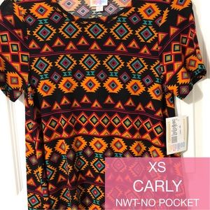 Aztec Print with Black Background Carly